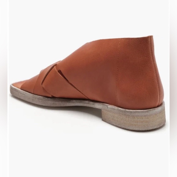 New Free People Sun Valley Leather Sandals Sienna Tan Size 6.5 - Picture 5 of 12